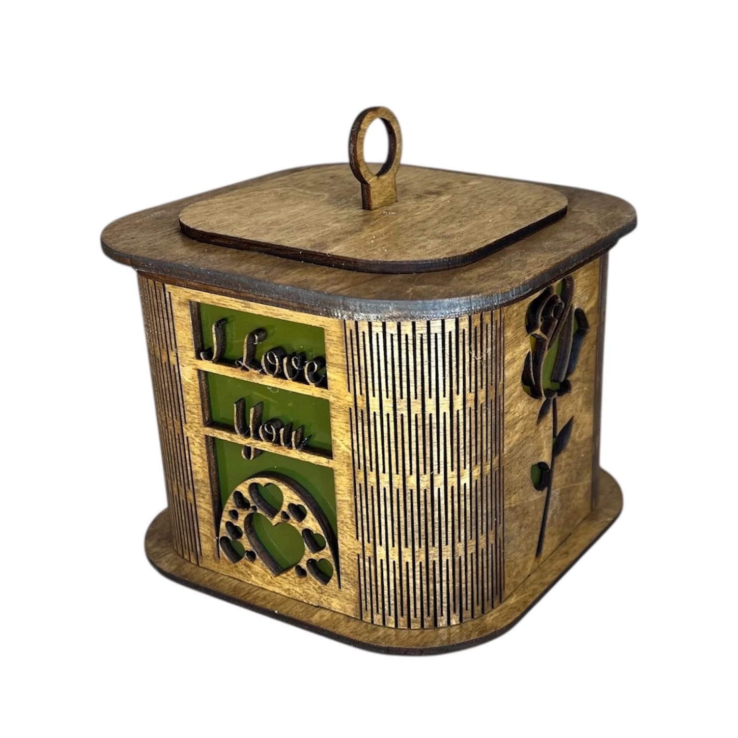 Tölgy Valentinnapi LED lámpás – meleg hangulatvilágítás