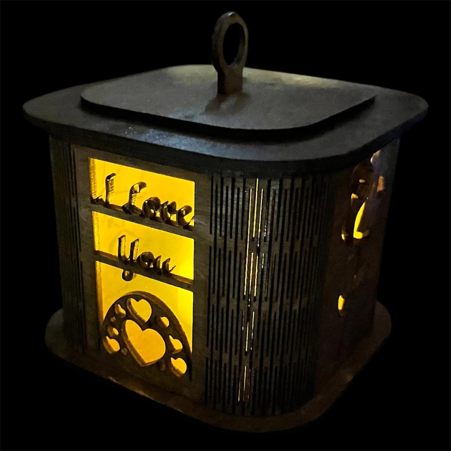 Tölgy Valentinnapi LED lámpás – meleg hangulatvilágítás