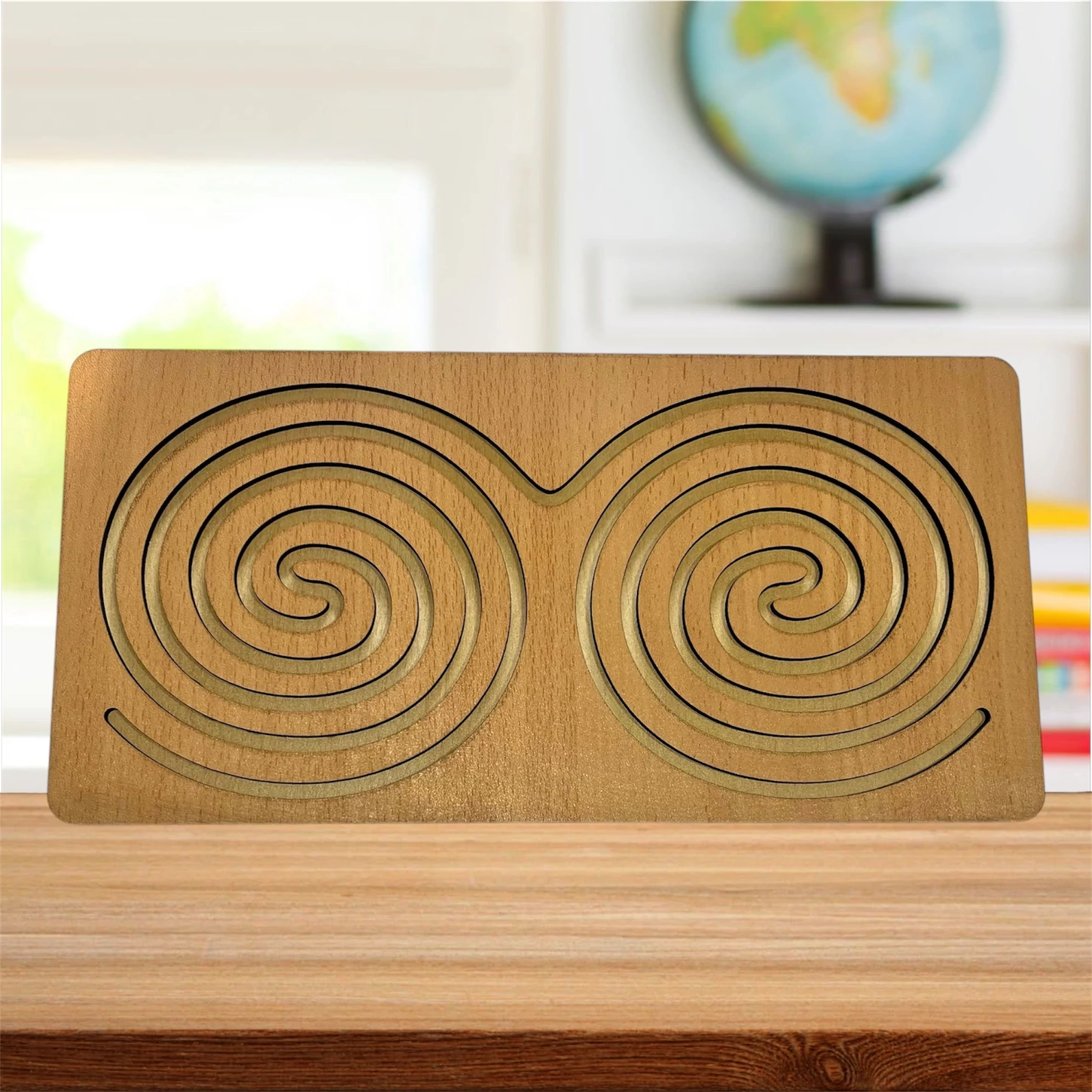 Montessori-Dupla kör Spirálösvény