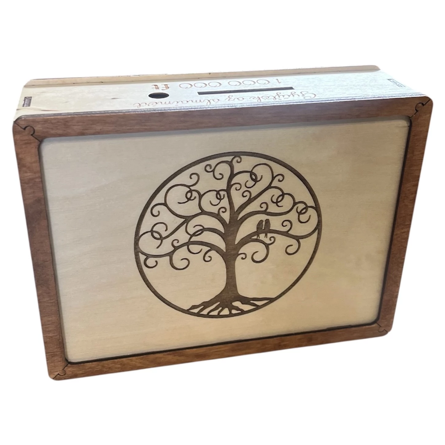 Életfa pénzgyűjtő díszdoboz – 1 000 000 Ft célösszeghez