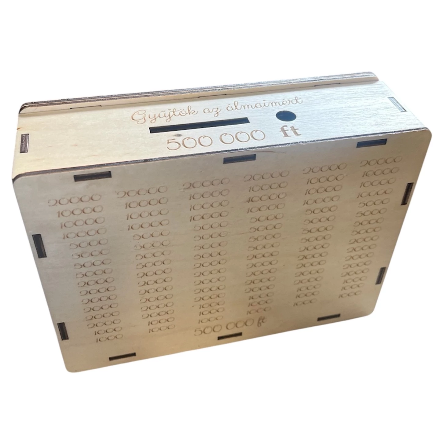 Életfa pénzgyűjtő díszdoboz – 500 000 Ft célösszeghez