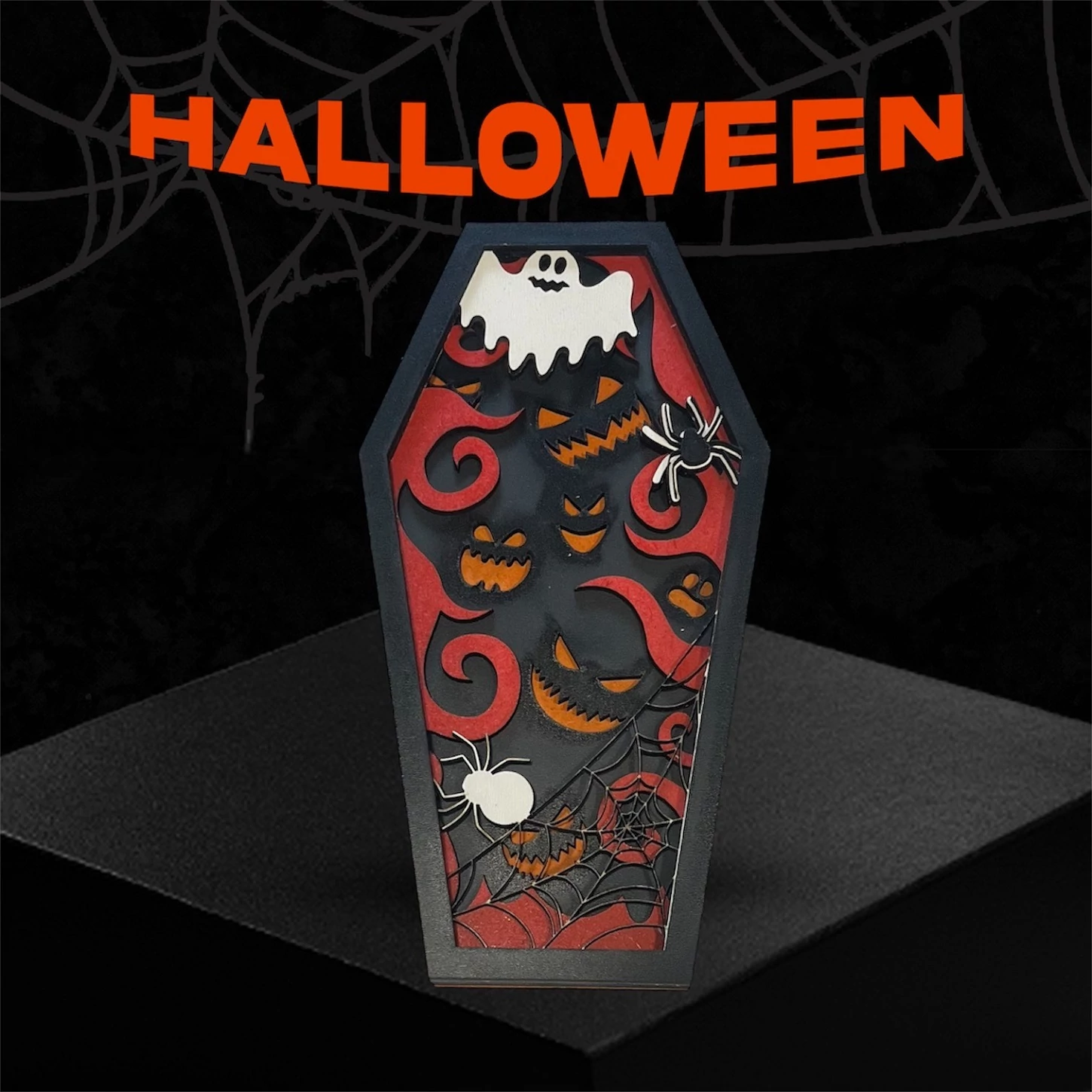 Gonosz tekintetek 3d dekoráció