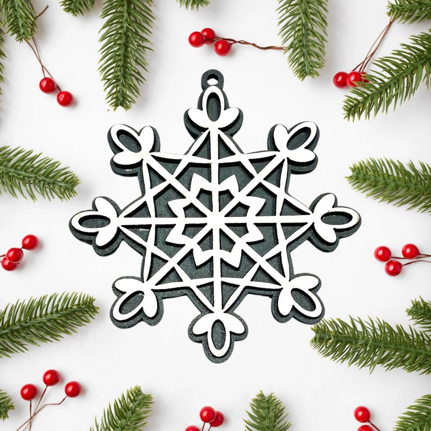 Karácsonyfa dísz télifény