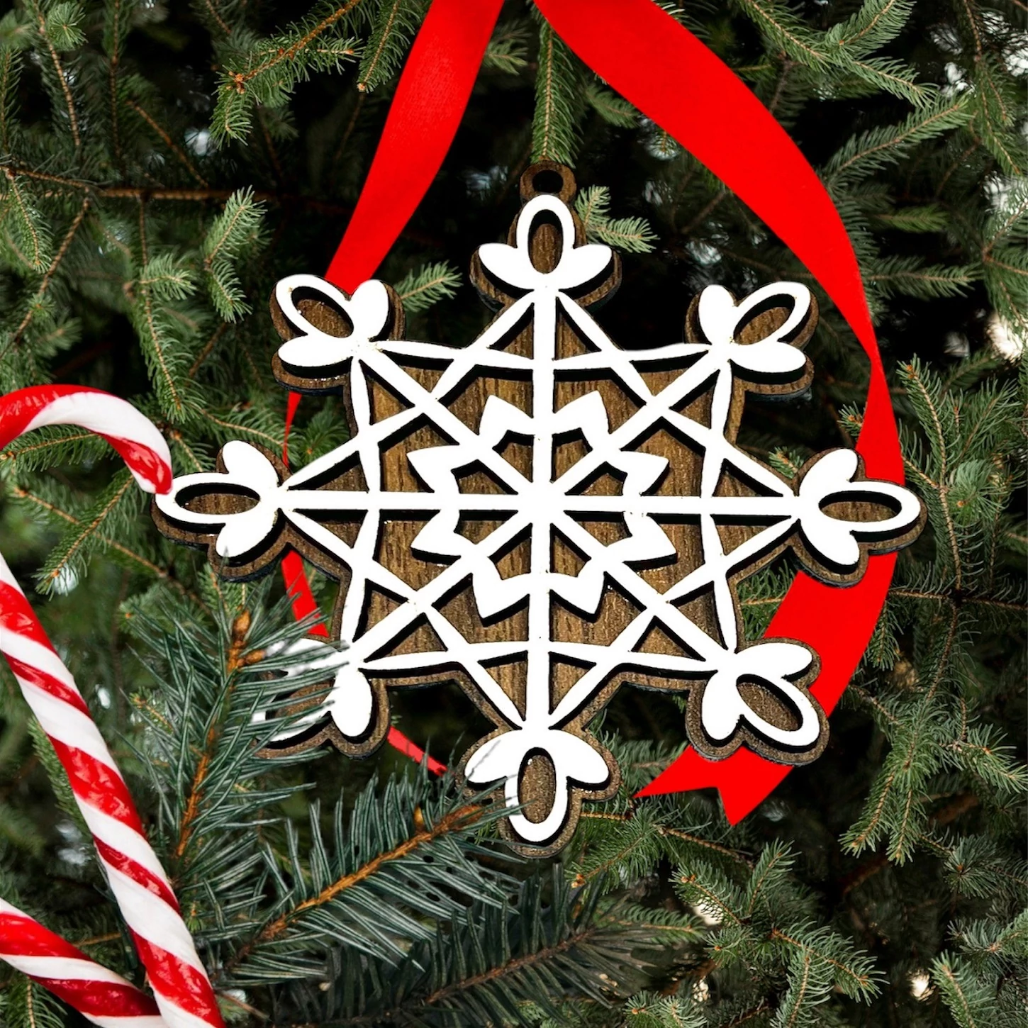 Karácsonyfa dísz télifény