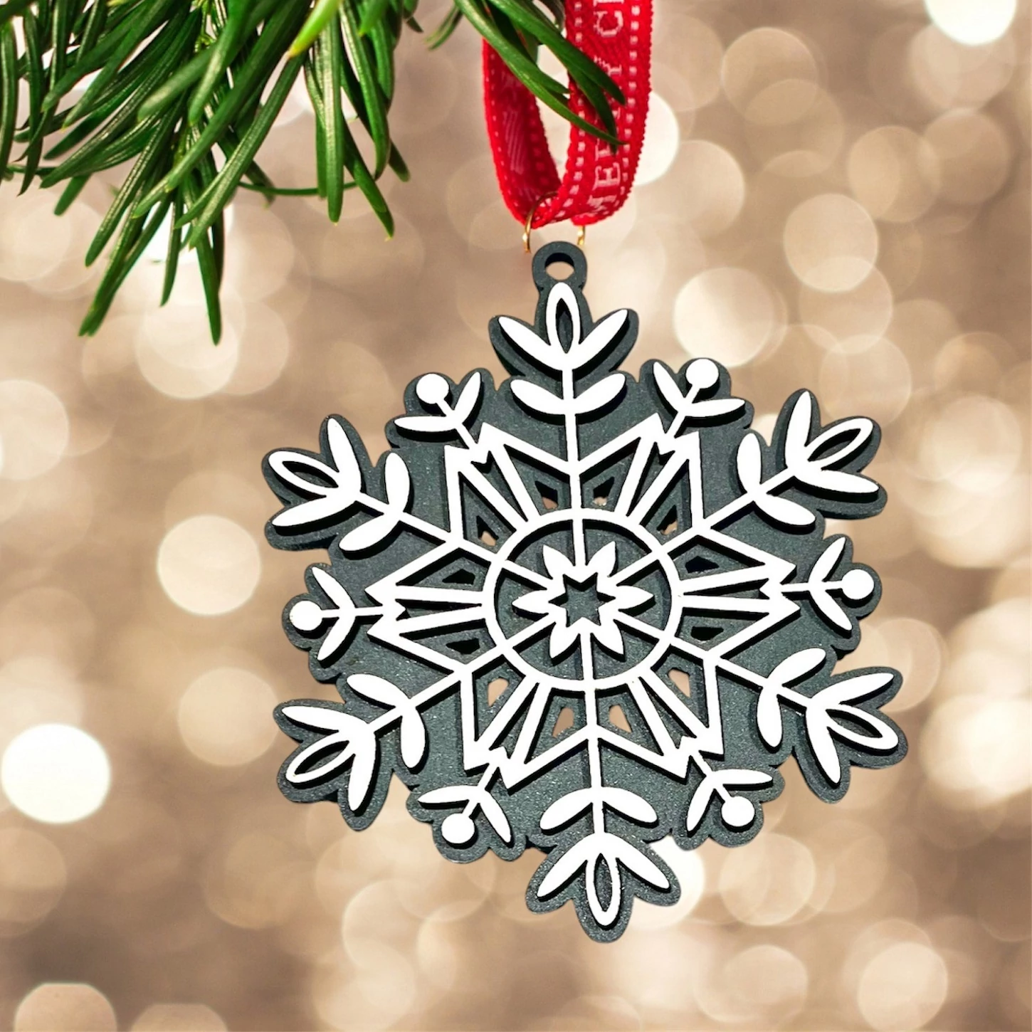 Karácsonyfa dísz csillag