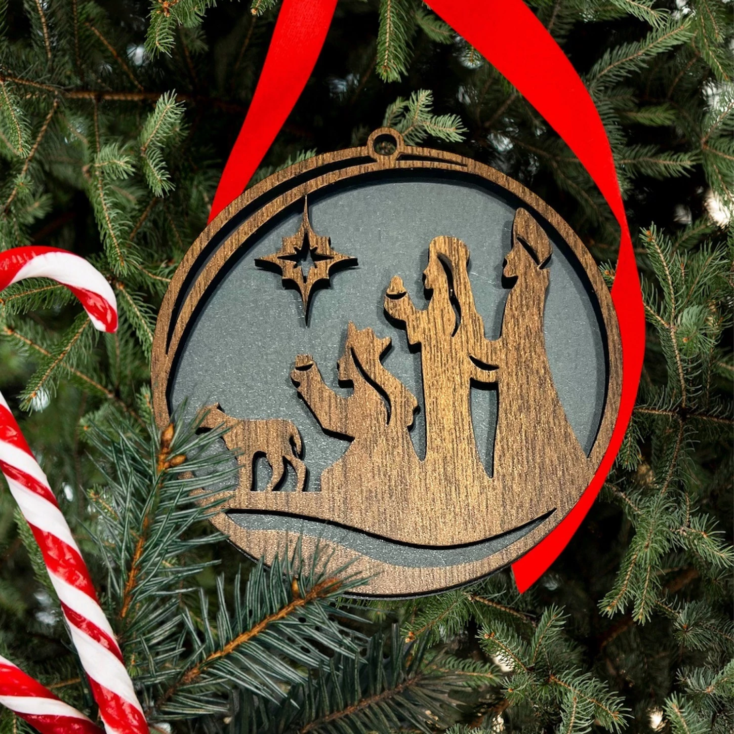 Karácsonyfa dísz Napkeleti bölcsek