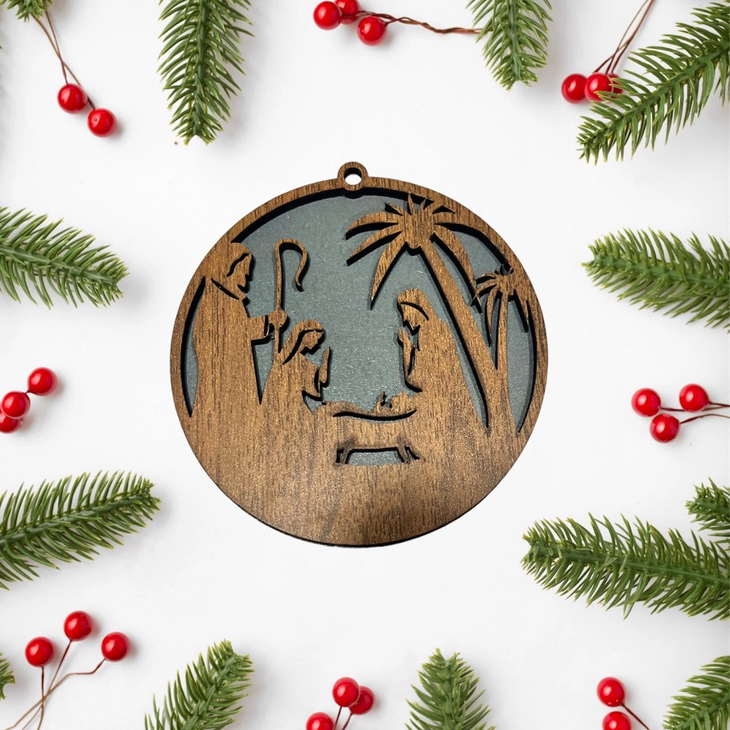 Karácsonyfa dísz A kisjézusnál