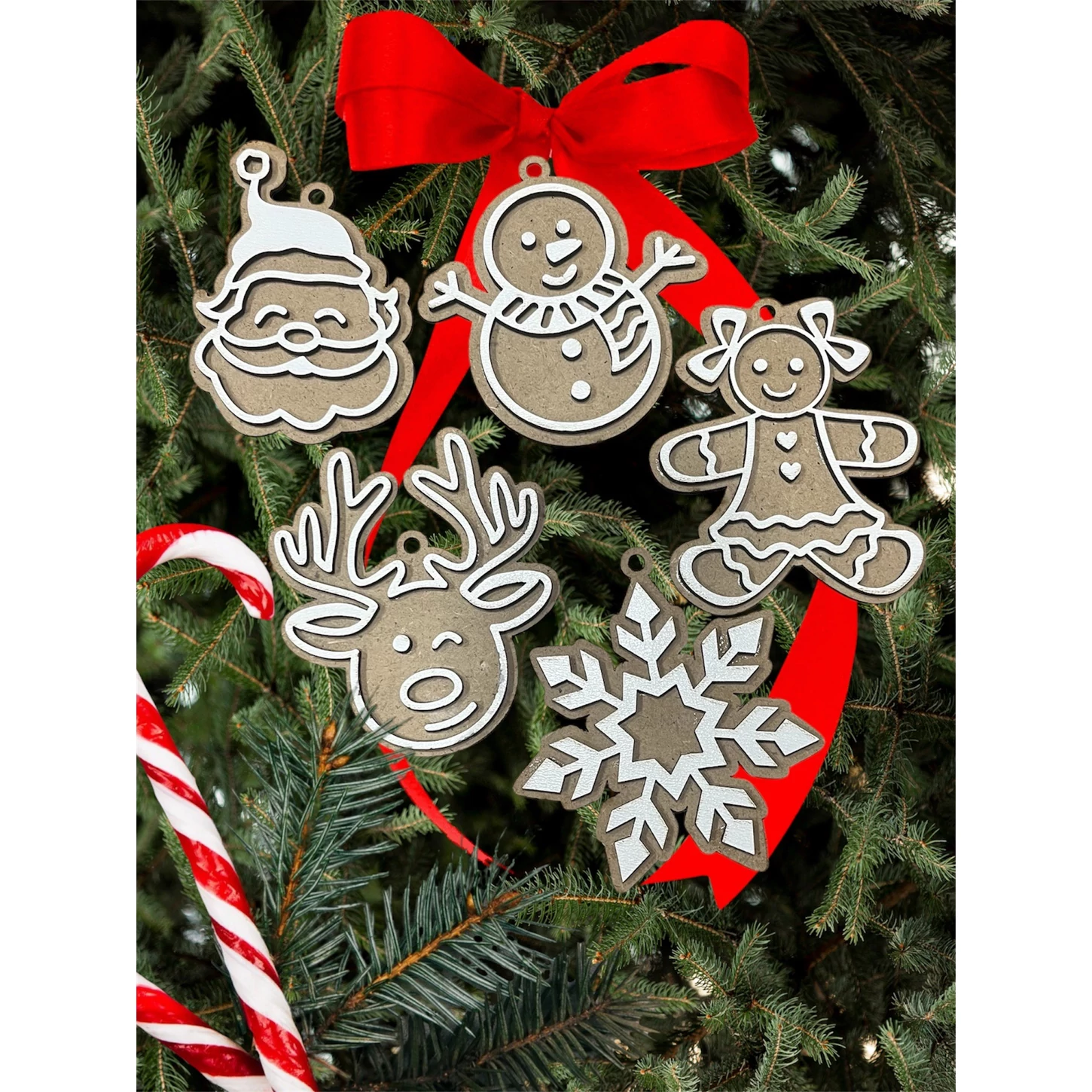 Karácsonyfadísz csomag – mézeskalács