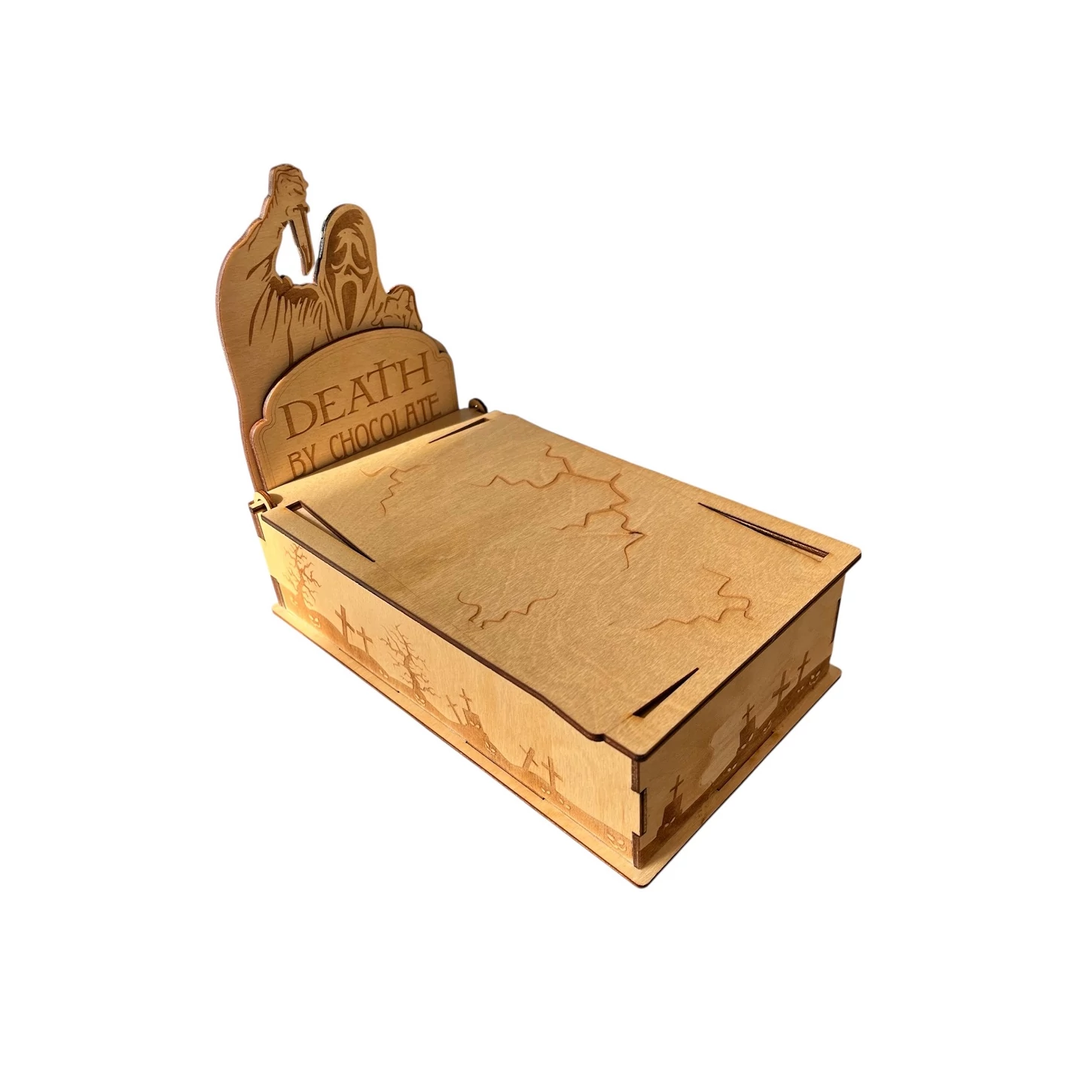 Halloweeni sírdoboz – „Halál csokoládé által”