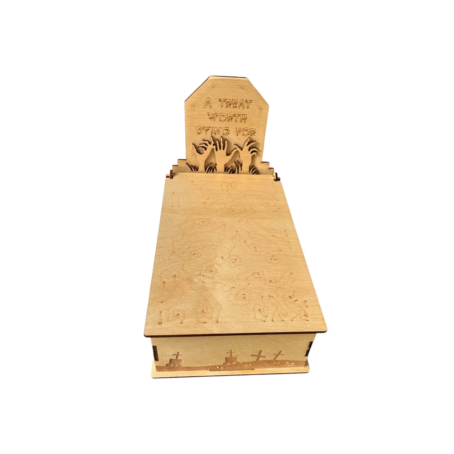 Halloweeni sírdoboz – „Egy csemege, amiért érdemes meghalni”