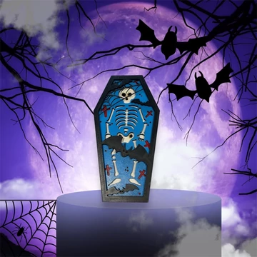 Csontvázas 3d dekoráció