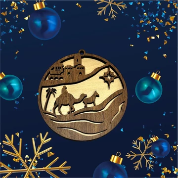 Karácsonyfa dísz Csillagot követve