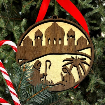 Karácsonyfa dísz Pásztor