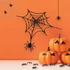 Pókháló pókkal halloween dekoráció